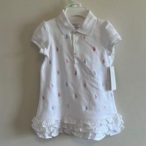 Ralph Lauren spring white polo dress - 18m